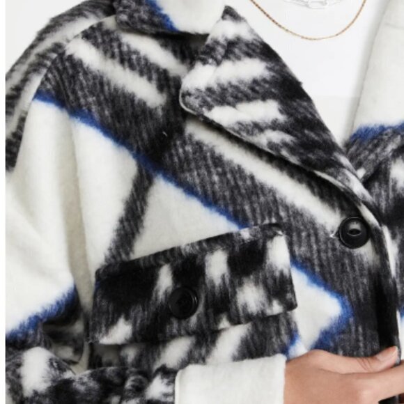 Anine Bing Oakley Jacket Oversized Shacket Size Small - Picture 3 of 10